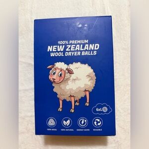6 Large New Zealand Wool Dryer Balls LAST CHANCE TO BUY